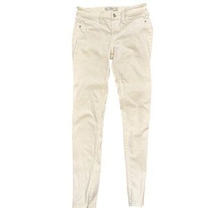 Abercrombie & Fitch White Skinny Jeans